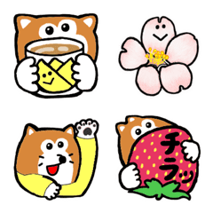 しば夫の絵文字　春