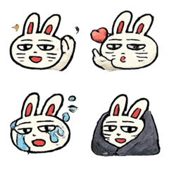 ラララビットの毎日ぴょん絵文字