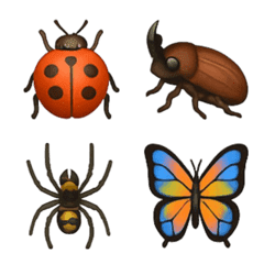 Serangga Imut Emoji