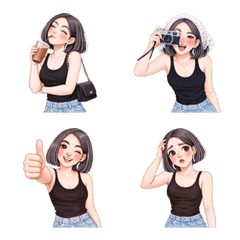 ยูริเซ็กซี่เกิร์ล 10 อิโมจิ