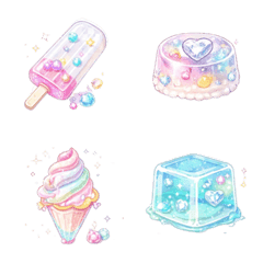 Dreamy Gem Sweets Kawaii Sparkle Emoji