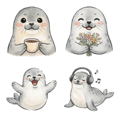 あざらしくんのド定番絵文字