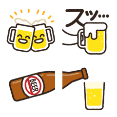 Alcohol & Drinking Animated Emojis Set