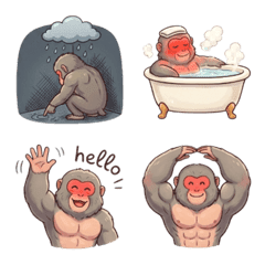 寂寞阿猴表情貼