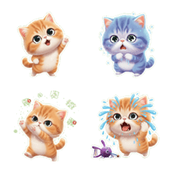 Adorably Goofy BigHeaded Cat