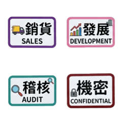 Practical work labels