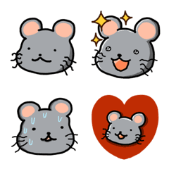 マウス臼増のすすだらけ絵文字