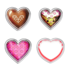 12D0B GLOSS HEART RED