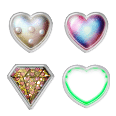 12D0C GLOSS HEART VIVID GREEN