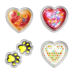 12D0E GLOSS HEART BUBBLE