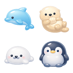 Sea Animals Bouncy Jelly Emoji
