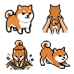 Pixel Shiba Inu style