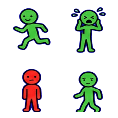 Mr. Signal: Comical Pedestrian Man – LINE Emoji | LINE STORE