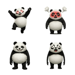 Realistic Creepy-Cute Panda (Animated)