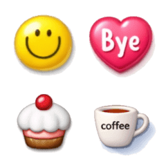 文末によく使うカラフル　絵文字