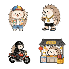 silly Hedgehog Taiwan Treats(40 sets)