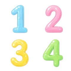 อิโมจิเลขน่ารักป๊อปปี้