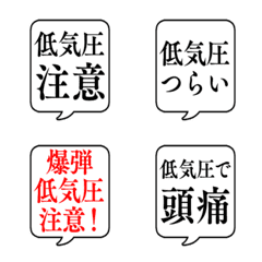 TEIKIATSU FUKIDASHI Emoji