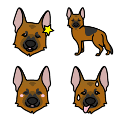 ジャーマンシェパード絵もじ！