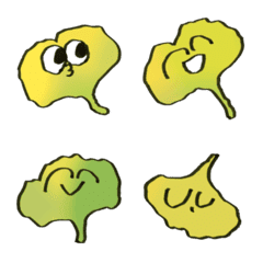 イチョウの絵文字3▼
