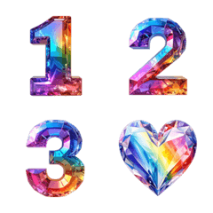 Rainbow crystal number