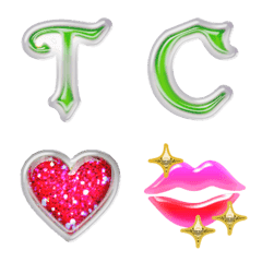 12E03 GLOSS elegant FULL SET LIME GREEN