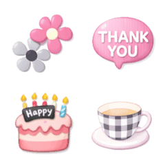 ふんわり　ぷっくり　パステル絵文字