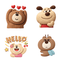 毎日を生きるくま　粘土系2