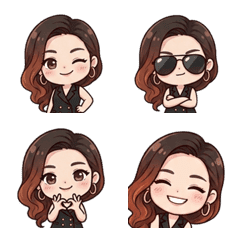 สาวสวย อิโมจิ