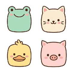 粉嫩小動物：極簡表情包