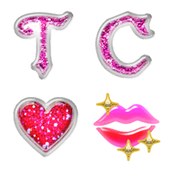 12E18 GLOSS elegant FULL SET pink dia