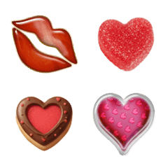 cutie LOVE n KISS 13338 deep red