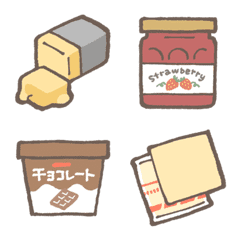 Bread Toppings Yurukabiemoji