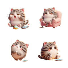 Kucing Konyol yang Malas Bekerja Hari In