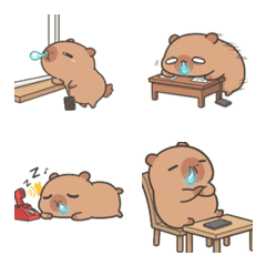 下班啦誰都不能阻止我休息的卡皮巴拉