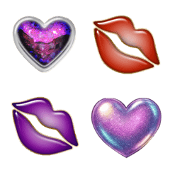 cutie LOVE n KISS 13324 BLUE HEARTS