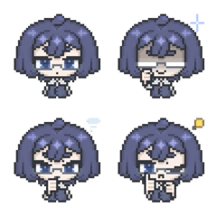 Cynical chara pixel art Emoji