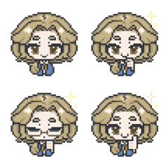 Gentle chara pixel art Emoji