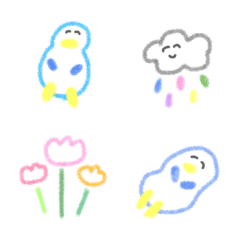 penguin rainbow emoji