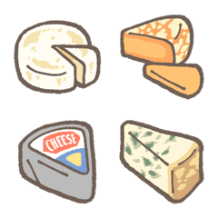 cheese  Yurukabiemoji