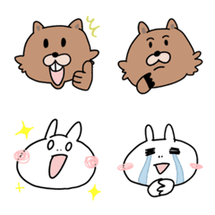 Shirome no usagi emoji