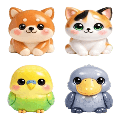 アニマル ぷっくり 3D