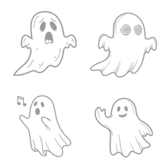 Emoji Hantu Transparan