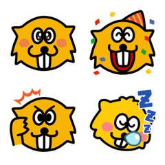 ビーバーぶち揚げ絵文字