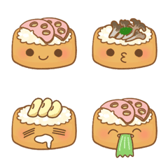 ゆるかわ いなり寿司ちゃん絵文字