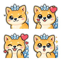 藍晶QQ柴犬：甜甜日常（表情特寫）