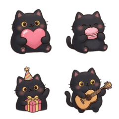 肥嘟嘟系列 - 黑貓 B1