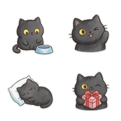 肥嘟嘟系列 - 黑貓 B3