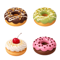 Sweet Donut Emoji so cute