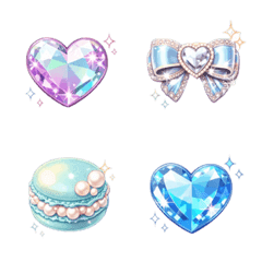 Sparkly Jewel Stickers Emoji